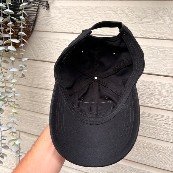 TOMMY HILFIGER big logo patch baseball hat cap black adjustable black - Picture 6 of 6